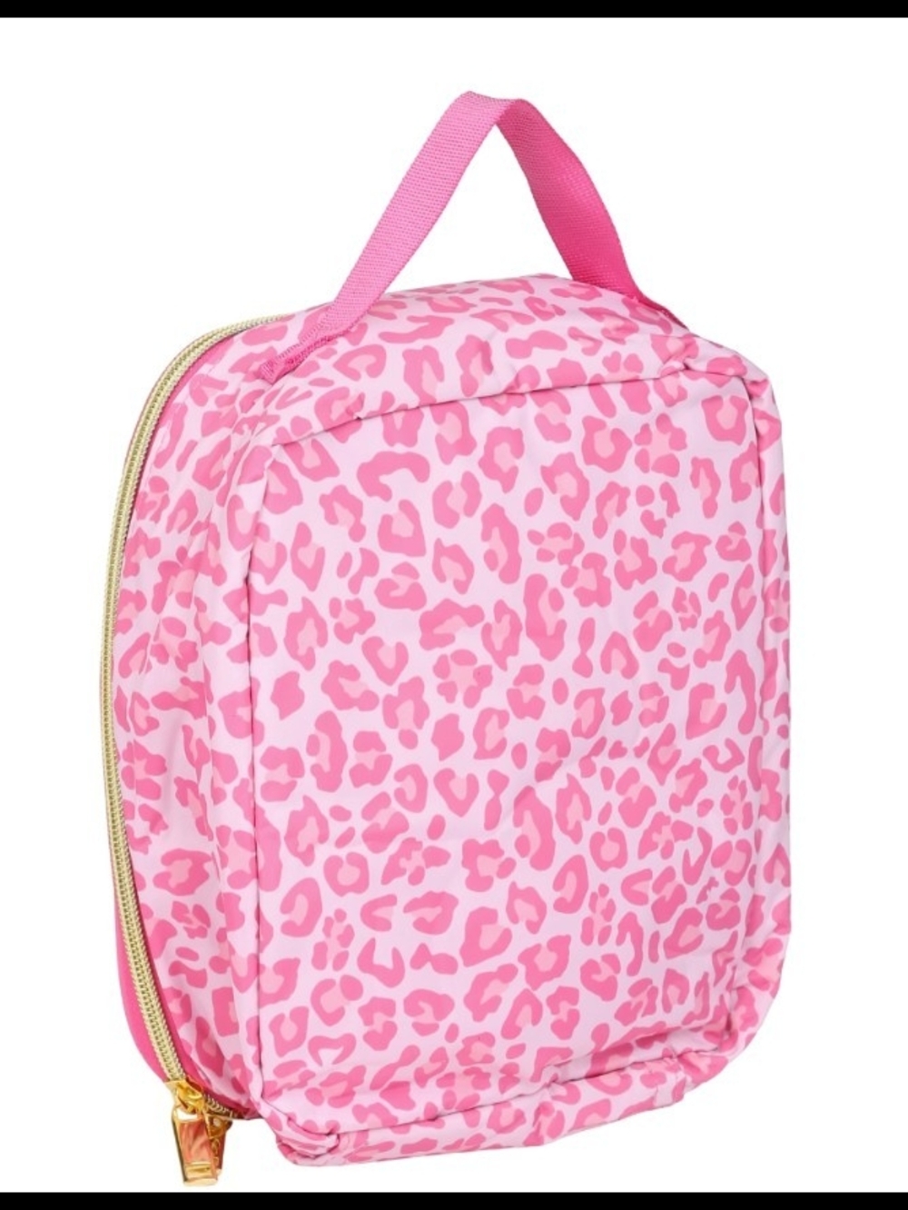Jessica Simpson Pink Leopard Print Backpack, Lunch Bag, Coin Purse Set. - Picture 5 of 6